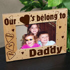 Our Hearts Belong To... Engraved Frame